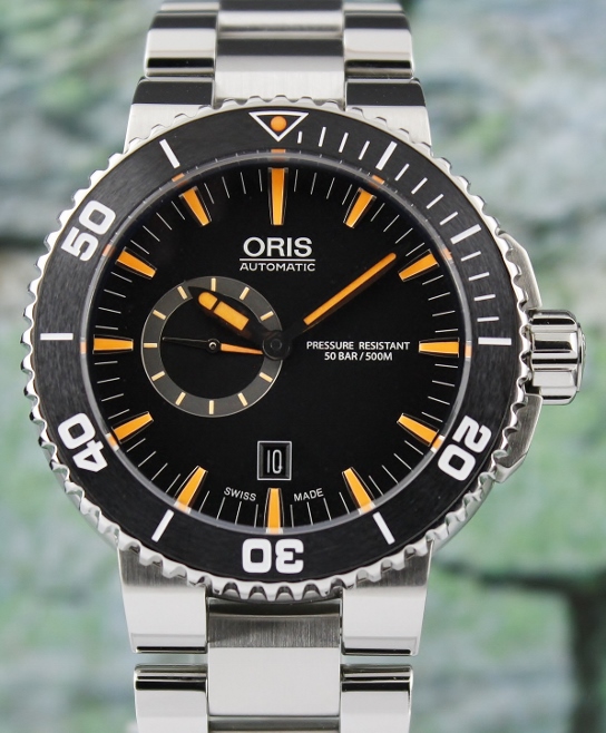 (image for) ORIS AQUIS DATE CERAMIC BEZEL DIVER WATCH / 0174376734159
